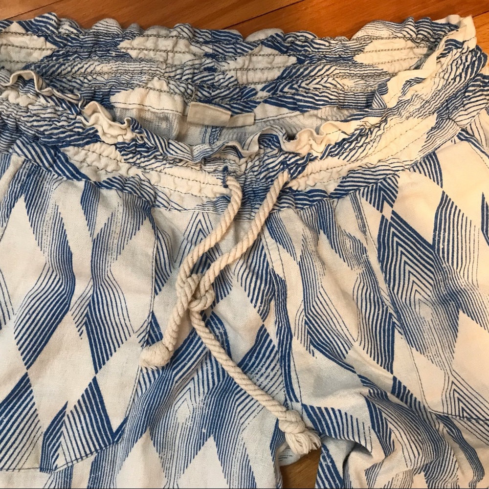 ROXY pants size small nautical